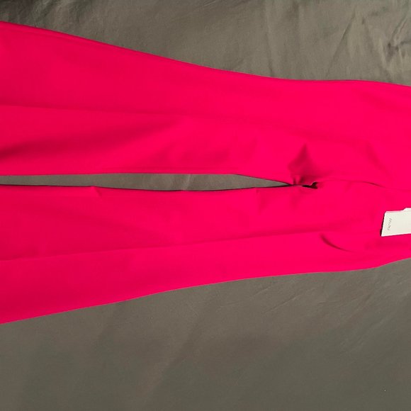 NWT S 4 Italian Handmade MOTEL Trouser Pant Fuchsia Pink Bootcut Relaxed leg Re - Picture 9 of 10